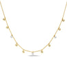 14 Karat Yellow Gold Pearl Necklace