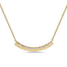 14 Karat Gold and Diamond Necklace