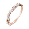 14 Karat Rose Gold Diamond Ring