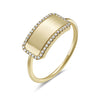 14 Karat Yellow Gold Diamond Ring