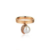 Pearl and Diamond Gold Ring