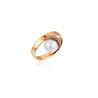 Pearl and Diamond Gold Ring