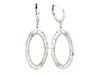 Diamond Ellipse Earrings