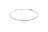 14K White Gold Stackable Diamond Bangle