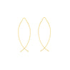 14K Yellow Gold Threader Earrings
