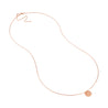 Mini Rose Gold Disc Necklace