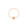 14K Rose Gold Disk Chain Ring