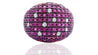 Ruby and Diamond Pave Dome Ring