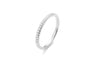 3/4 Band Stacking Ring 0.06 Ctw SI Diamond