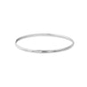 14K white Gold Stackable Polished Slip-On Bangle