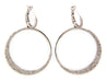 Diamond Crescent Moon Shape Drop Earrings