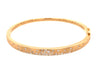 Diamond Flush Set Narrow Bangle