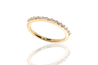 18K Gold Stackable Baguette Diamond Ring
